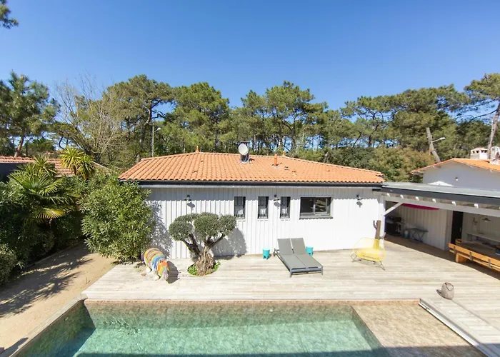 Du Phare Avec Piscine Chauffee Pour 14 Personnes * Lège-Cap-Ferret