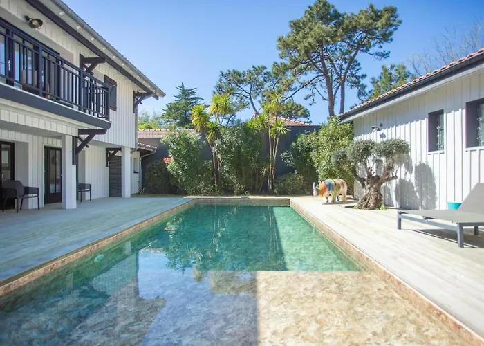 Villa Du Phare Avec Piscine Chauffee Pour 14 Personnes Lège-Cap-Ferret